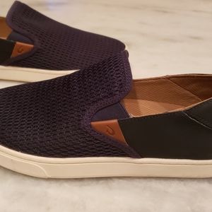 Olukai Navy Loafers